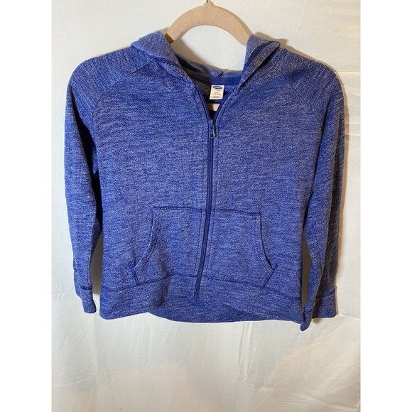 OLD NAVY Sweater Boys Large 10-12 Blue Hooded Zip Up Sweatshirt Sweatshirt Kids. - Picture 1 of 7